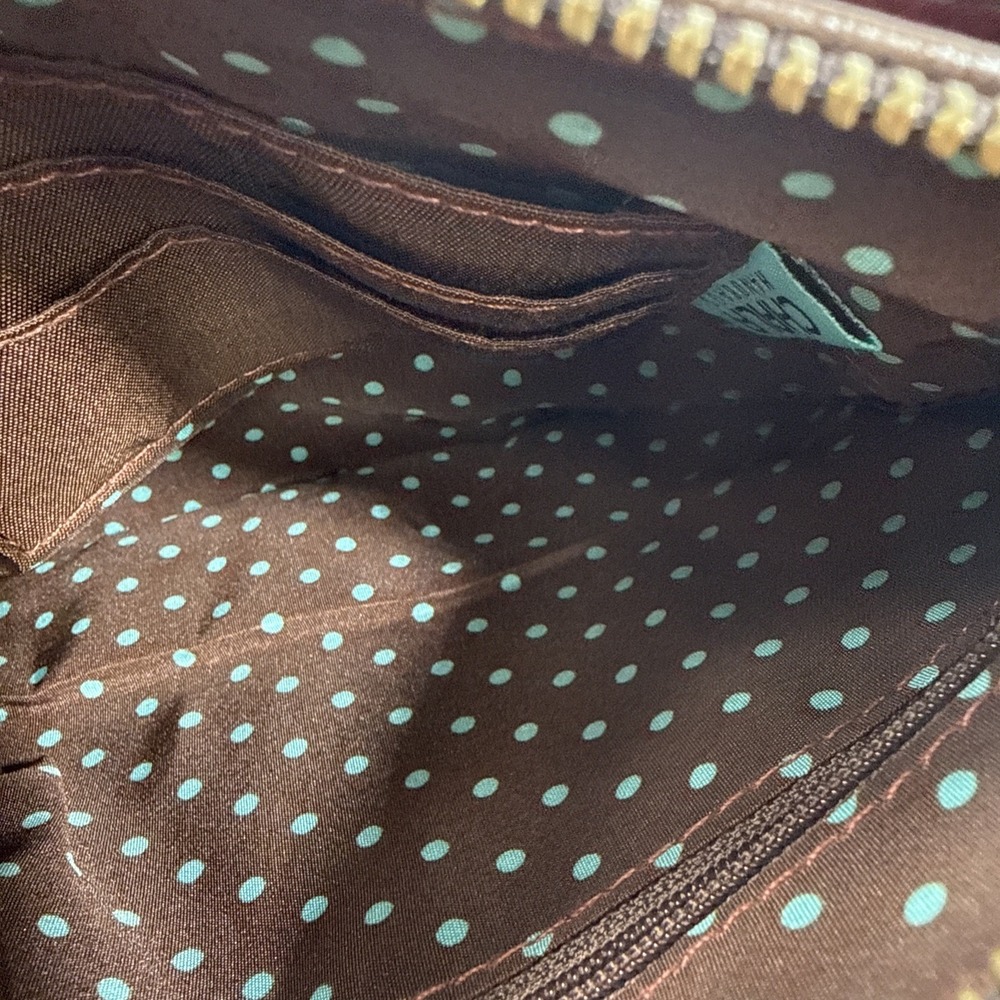 Chala Mini Paw Print purse red teal black - Picture 4 of 9